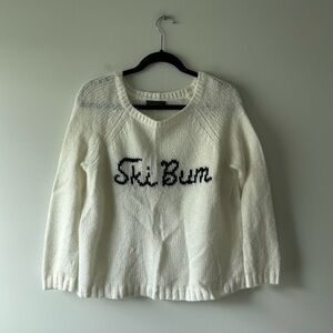 Wooden Ships white "Ski Bum" sweater